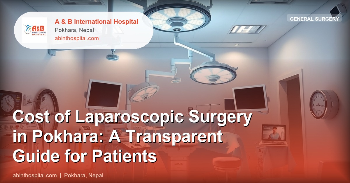 Cost of Laparoscopic Surgery in Pokhara: A Transparent Guide for Patients