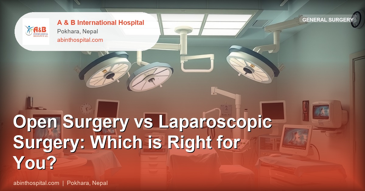 Open Surgery vs Laparoscopic Surgery: Which is Right for You?