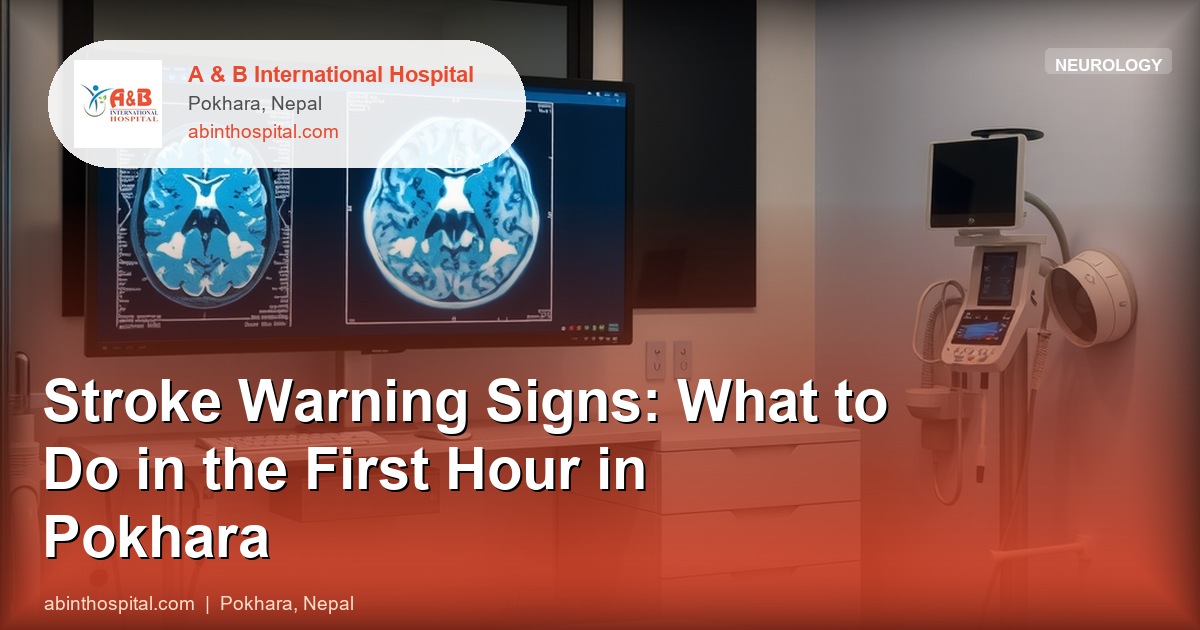 Stroke Warning Signs: What to Do in the First Hour in Pokhara