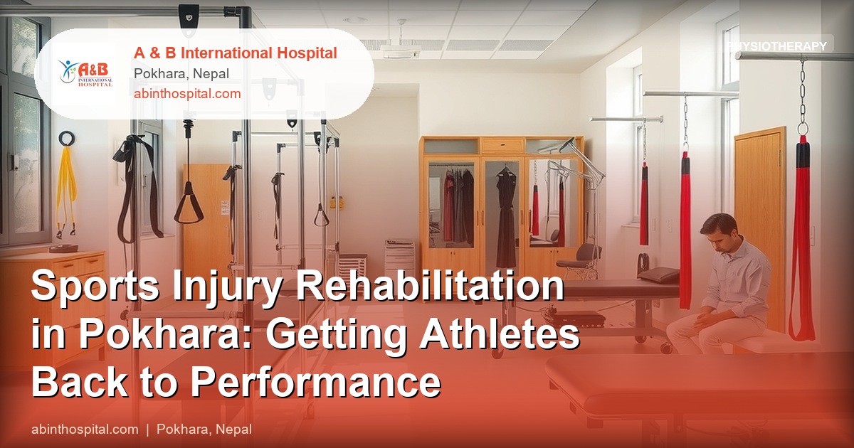 Sports Injury Rehabilitation in Pokhara: Getting Athletes Back to Performance