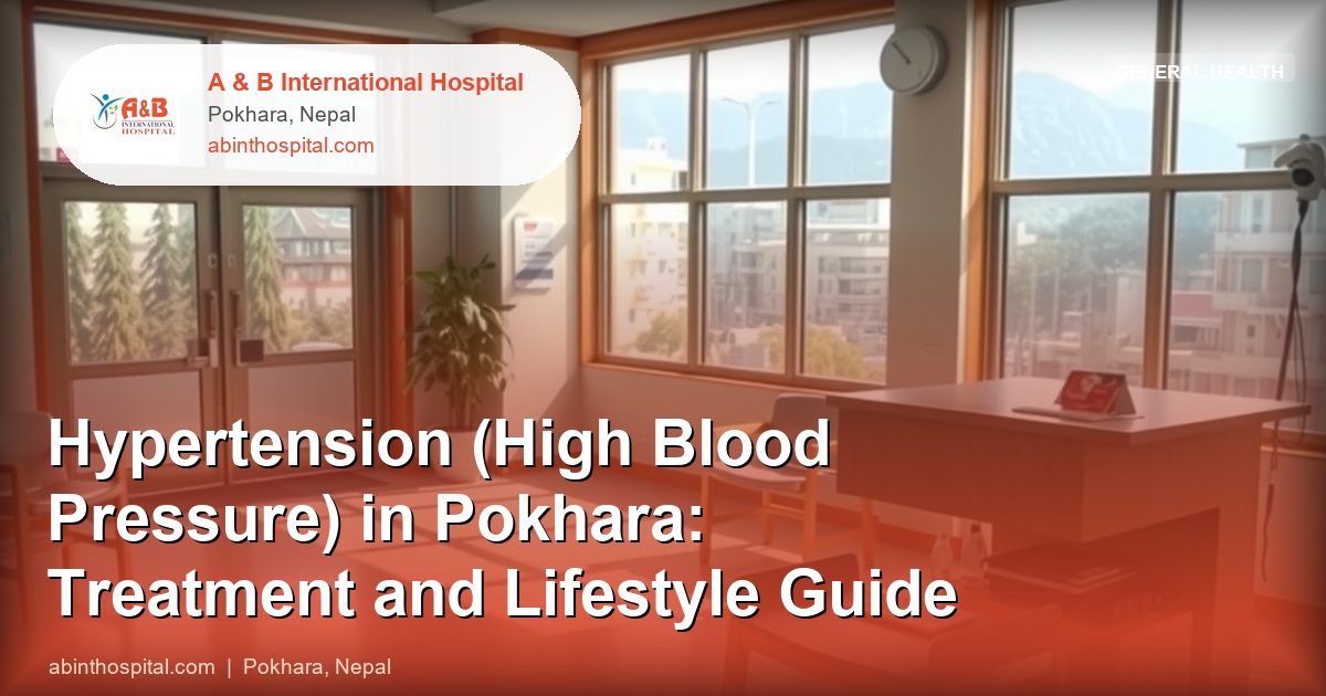 Hypertension (High Blood Pressure) in Pokhara: Treatment and Lifestyle Guide